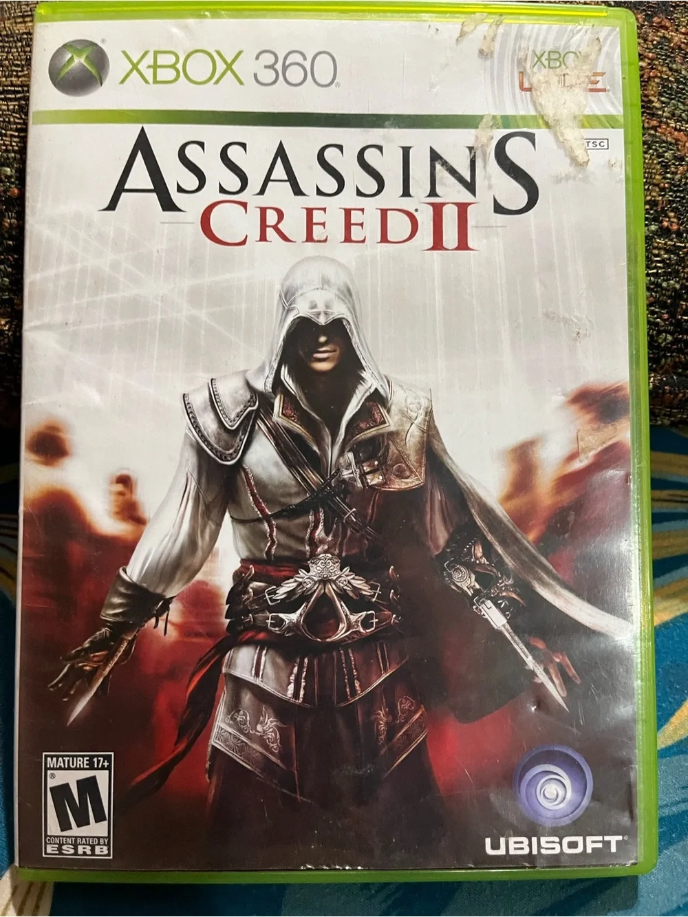 Assassin's Creed II for Xbox 360 - White and Red Cover by